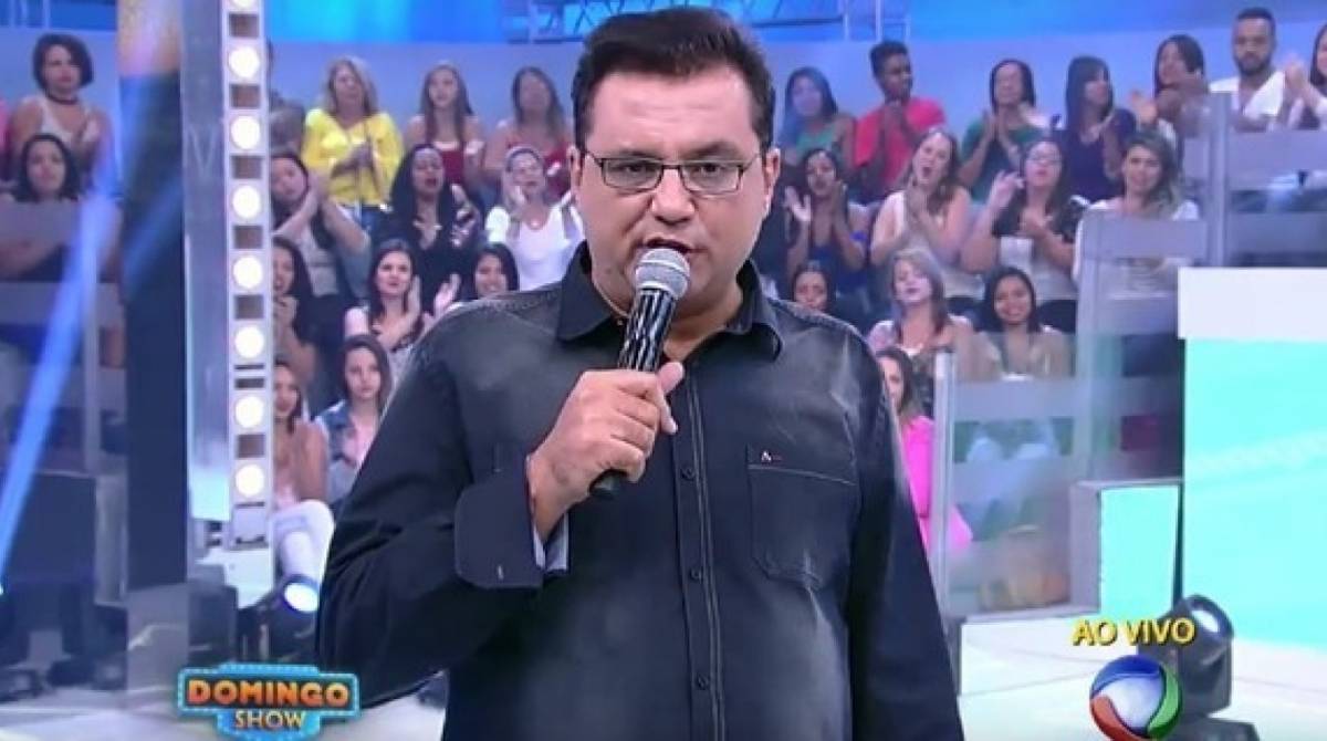 Geraldo Luis no 'Domingo Show' antes da reformula&Atilde;&Acirc;&sect;&Atilde;&Acirc;&pound;o