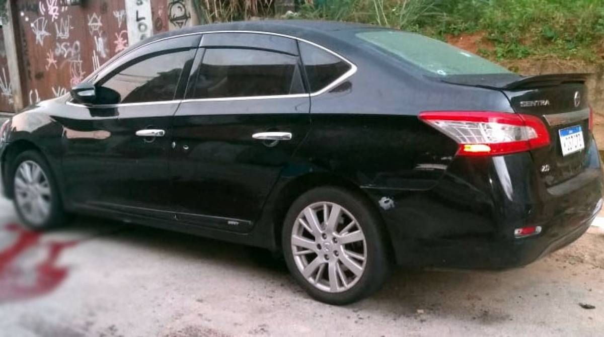 Carro onde estava Guarabu