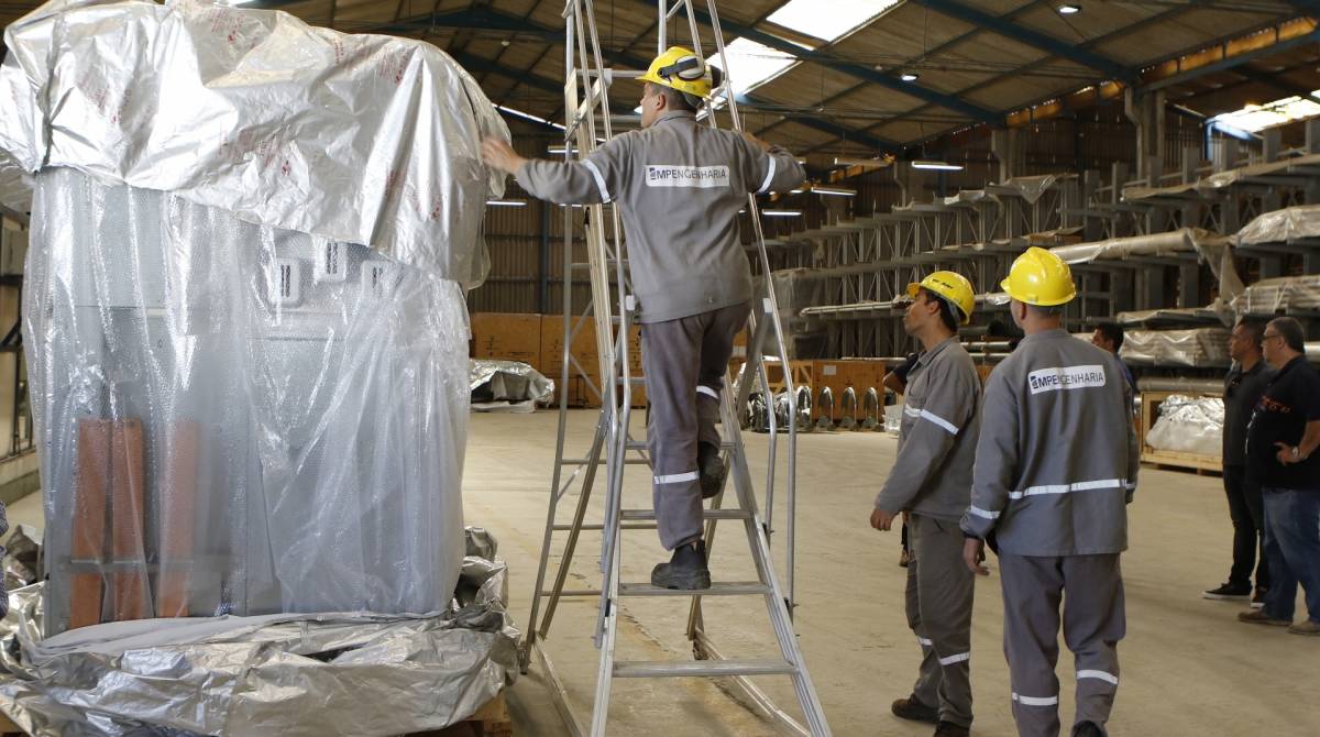 Rio de Janeiro - RJ  - 27/06/2019 - Usina Nuclear de Angra dos Reis - Visita as instala&ccedil;oes da Usina Nuclear de Angra dos Reis, sul do estado do Rio de Janeiro -  Foto Reginaldo Pimenta / Agencia O Dia