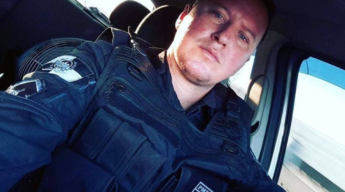 O soldado William Siqueira Peixoto foi baleado no último dia 16 - Arquivo Pessoal