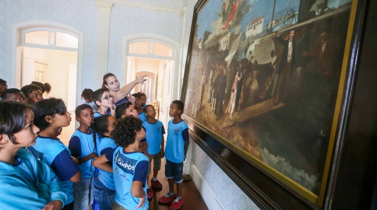 As celebrações pelo aniversário de sete anos do Museu Histórico de Campos começam com uma visita guiada - Antônio Cruz/Arquivo prefeitura de Campos