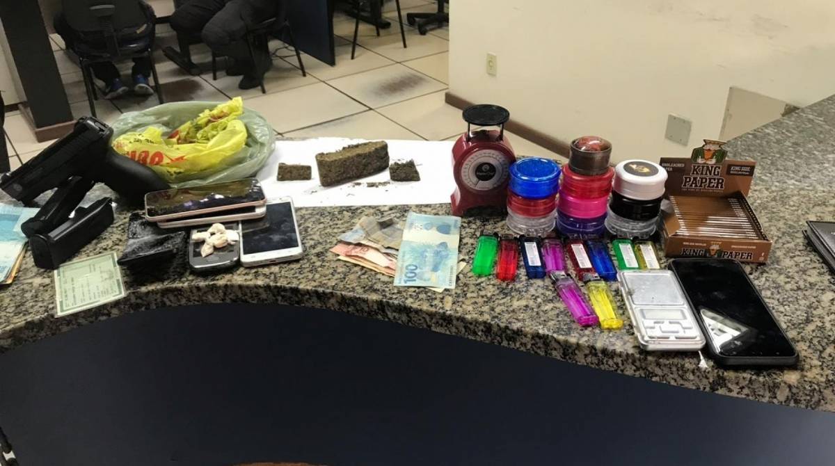 PMERJ prende suspeitos de tráfico no município de Itaocara, no noroeste do Rio de Janeiro - PMERJ / Reprodução