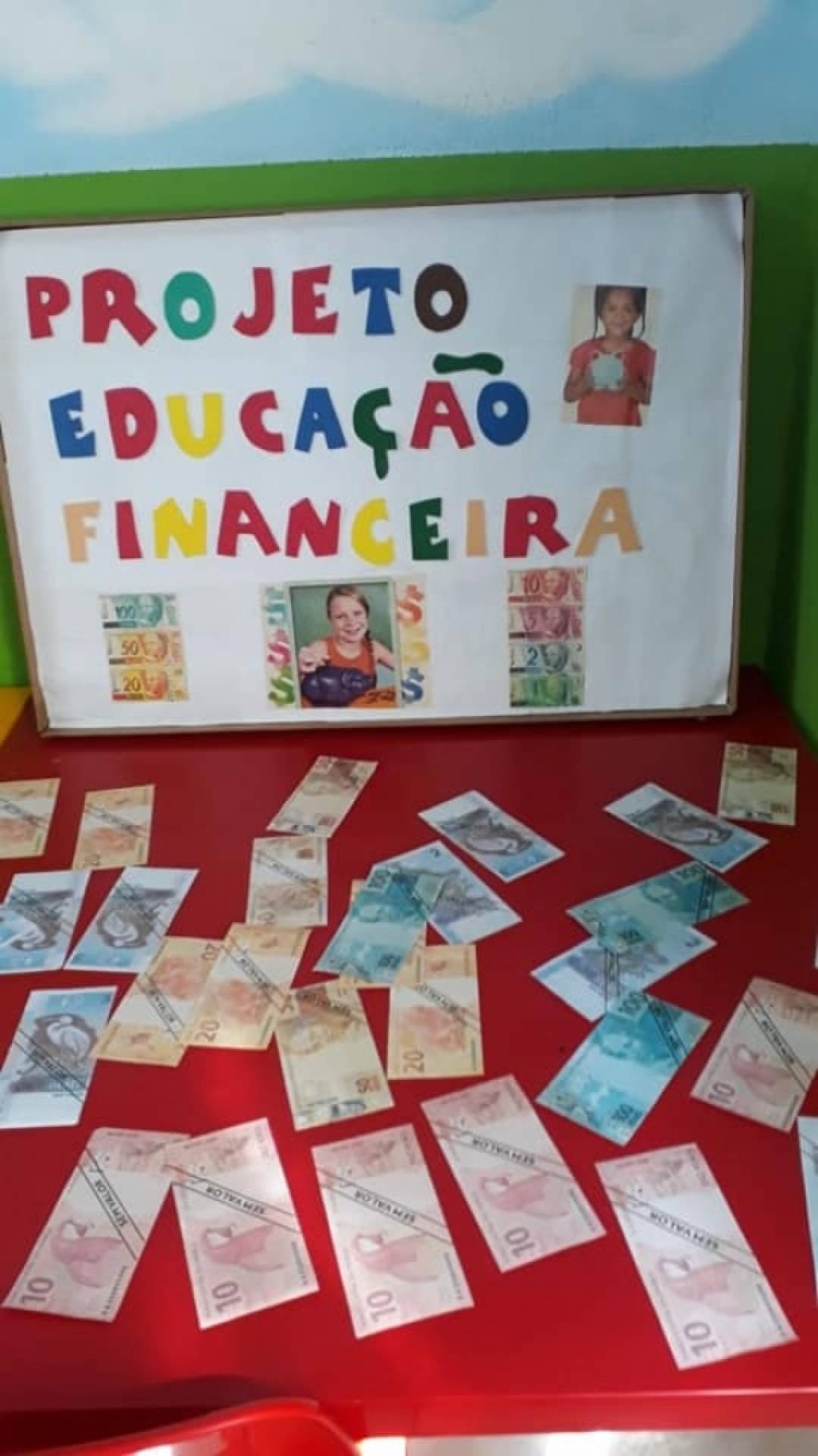 O projeto educa&ccedil;&atilde;o financeira, na Creche Escola Casinha da Alegria, teve in&iacute;cio nesse ano