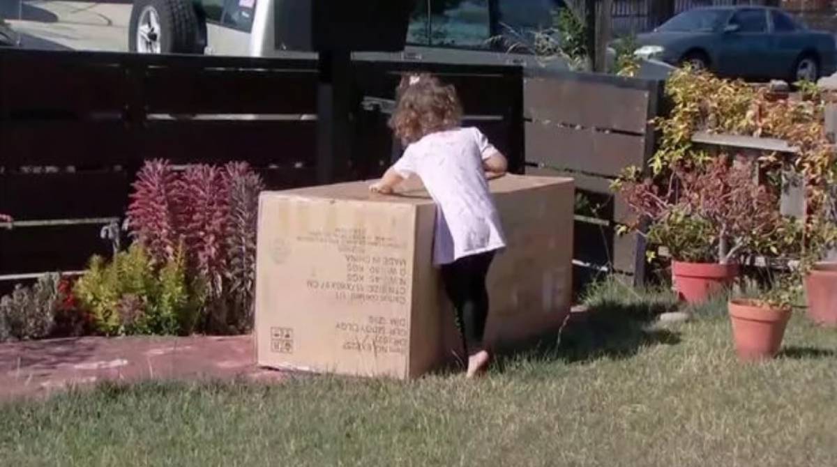 Menina de dois anos comprou um sofá pelo celular da mãe - Reprodução/ NBC