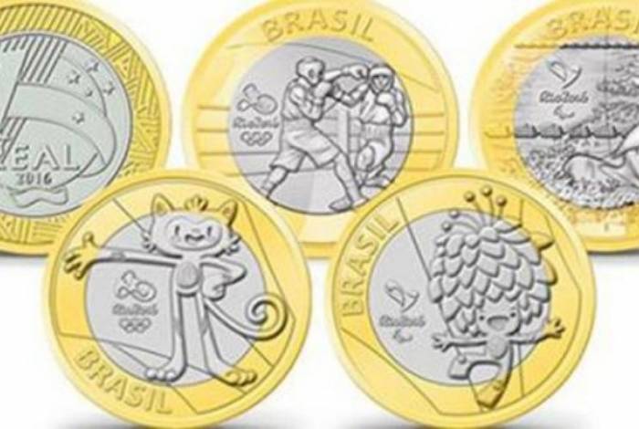 Moedas de R$ 1 das Olimpíadas podem custar uma fortuna
