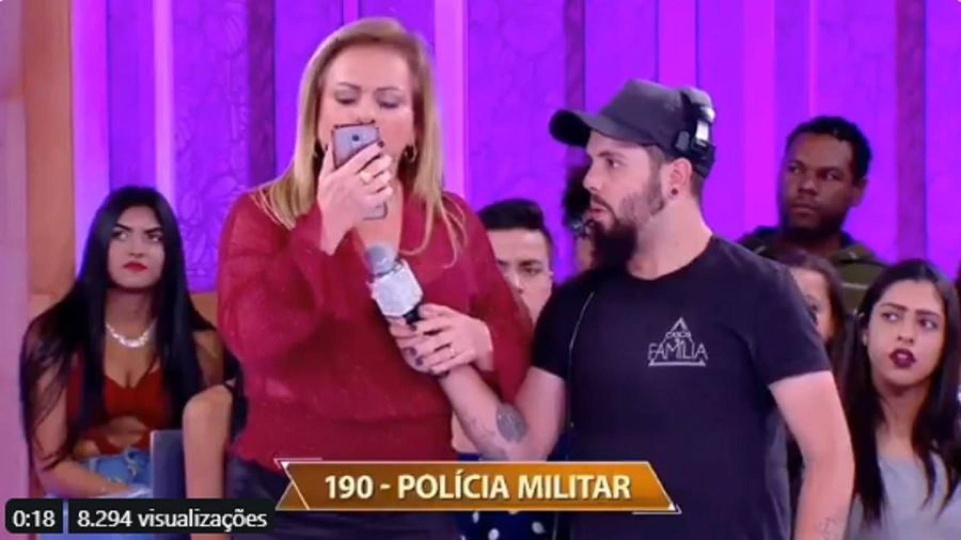 Christina Rocha liga para a polícia ao descobrir que convidado de seu programa agrediu a mulher