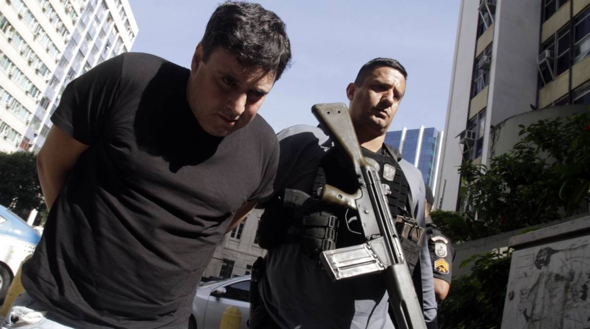 Rio,03/07/2019- Centro- Pol&iacute;cia, Secretaria de Esatdo de Pol&iacute;cia Civil, opera&ccedil;&atilde;o da pol&iacute;cia civil com Ministerio Publico, prende 6 suspeitos de movimentar dinheiro da maior mil&iacute;cia do Rio de Janeiro. Na foto, M&aacute;rcio Jacob.Foto: Cl&eacute;ber Mendes/Ag&ecirc;ncia O Dia