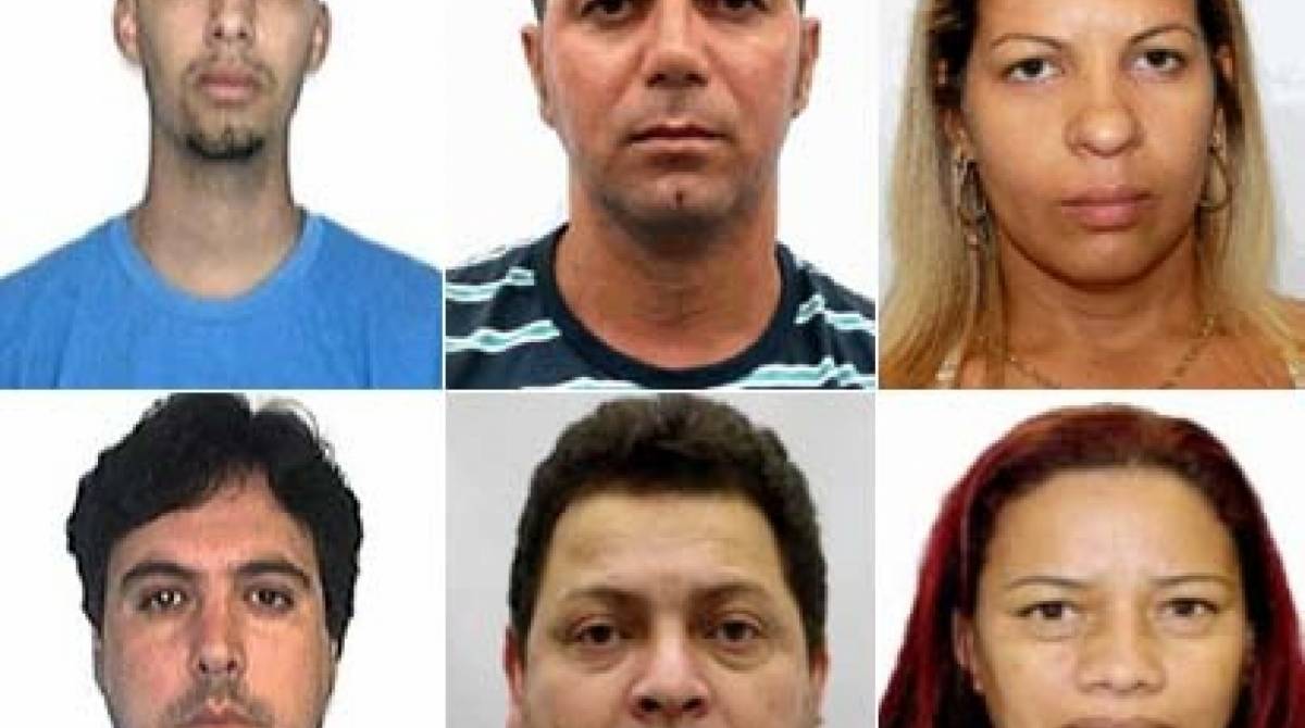 Da esquerda para a direita e de cima para baixo: Jenílson Simões Gonçalves, Sidnei Coutinho Perrut, Fabiana Castilho Alves Duque, Márcio Jacob Hessel e Carla dos Santos Alves da Silva