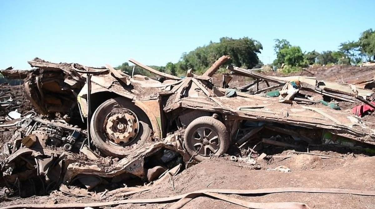 Último dia de trabalho das Forças de Defesa de Israel na área do colapso da barragem em Brumadinho - Divulgação Embaixada de Israel