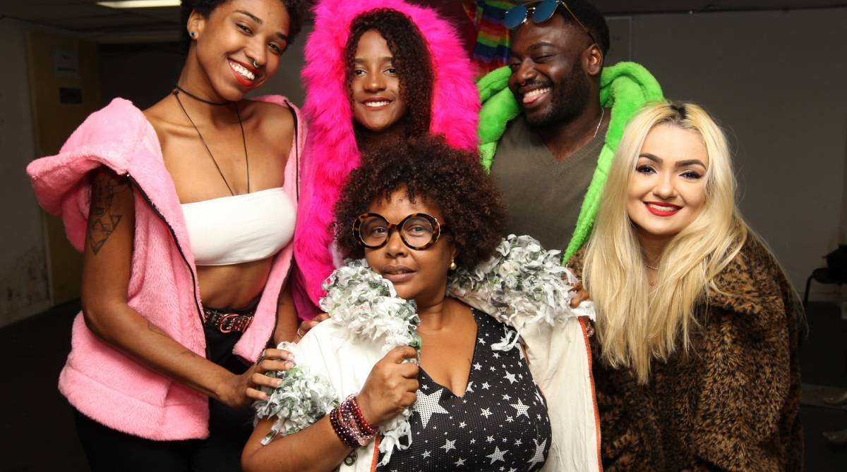 Rio de Janeiro 04/07/2019 - Alunos da Lu Costa usam os figurinos da marca Nkenge. Foto: Luciano Belford/Agencia O Dia