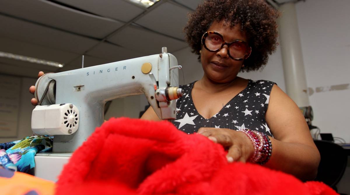 Rio de Janeiro 04/07/2019 - Lu Costa responsavel pala producao da Nkenge. Foto: Luciano Belford/Agencia O Dia