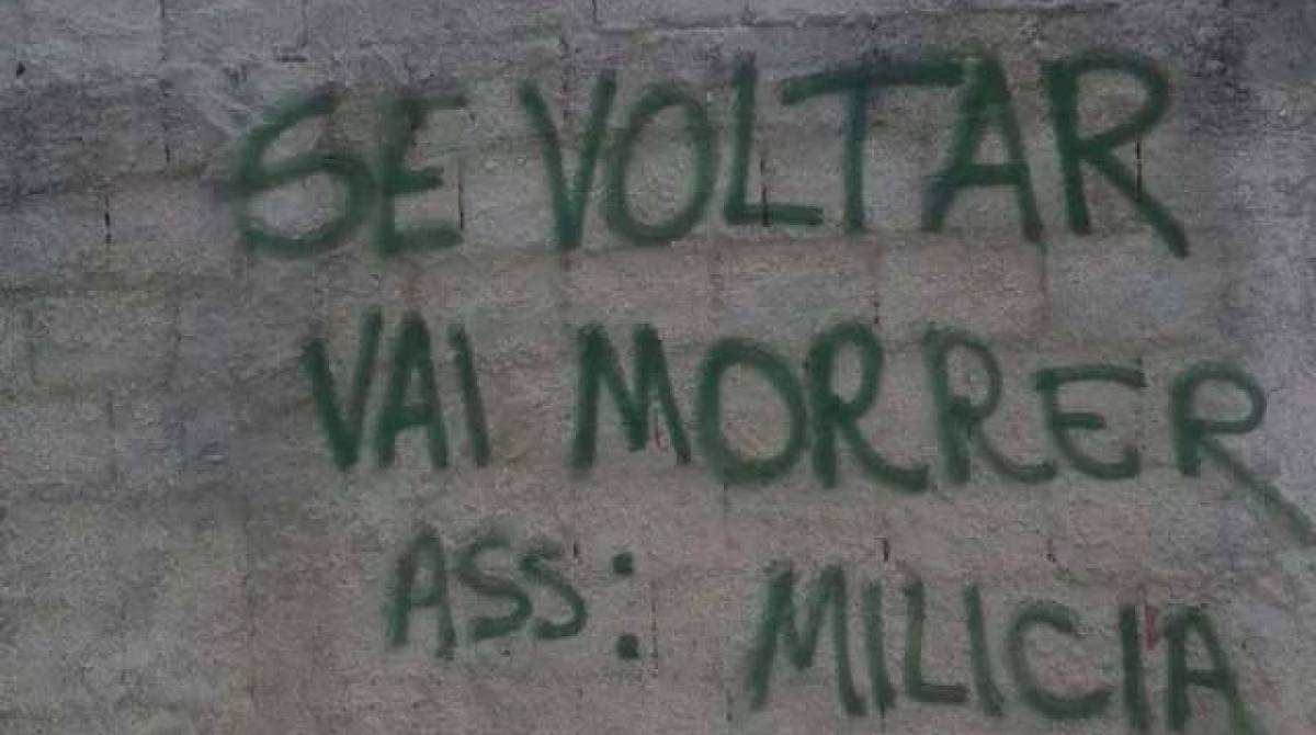 Milícia expulsou o tráfico da região