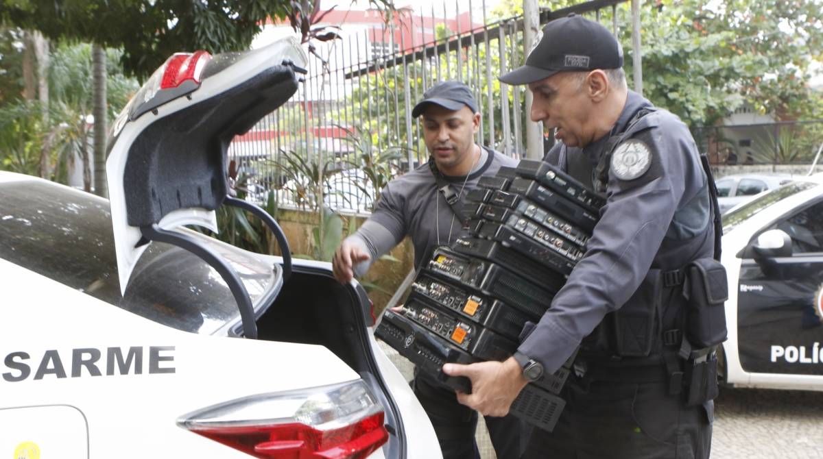 Material apreendido na a&ccedil;&atilde;o