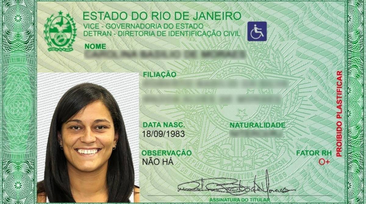 Nova identidade do Detran