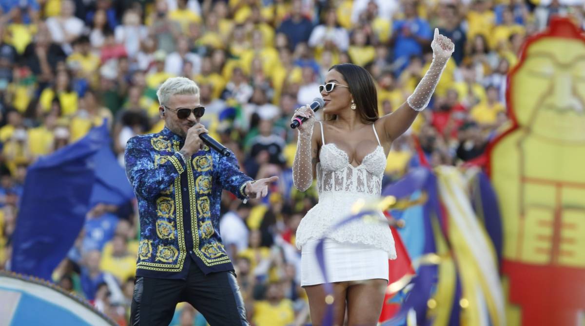 Anitta foi muito elogiada nas redes sociais pela performance no encerramento da Copa Am&eacute;rica 2019 - Reginaldo Pimenta / Agencia O Dia
