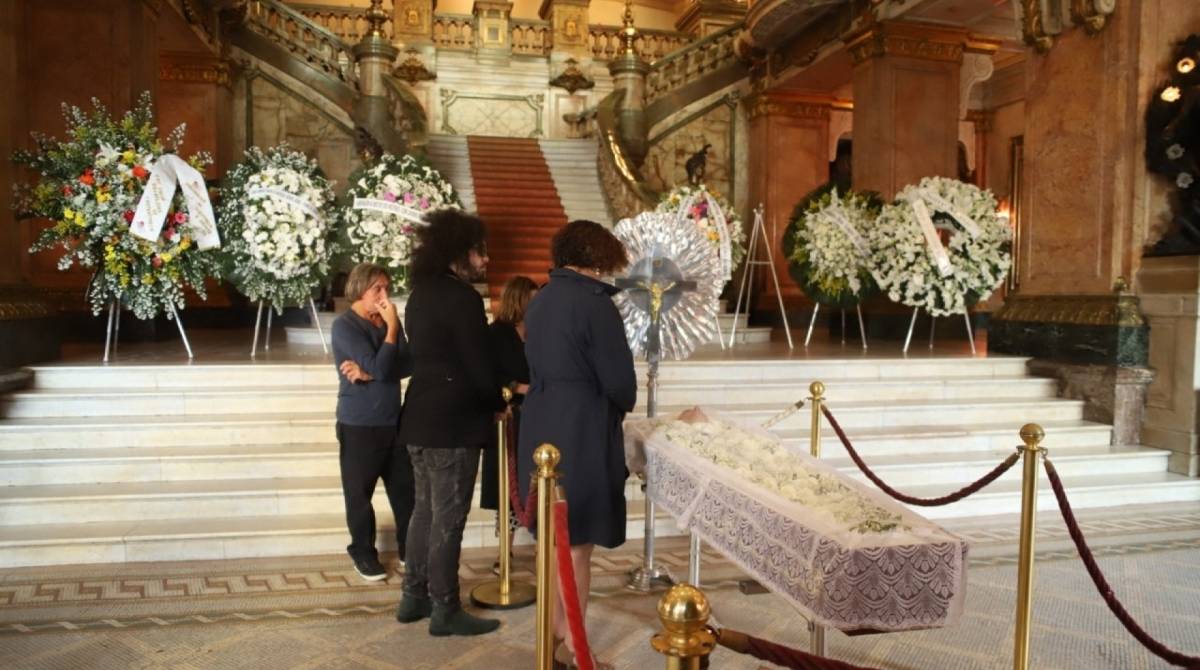 Velório de João Gilberto no Theatro Municipal do Rio