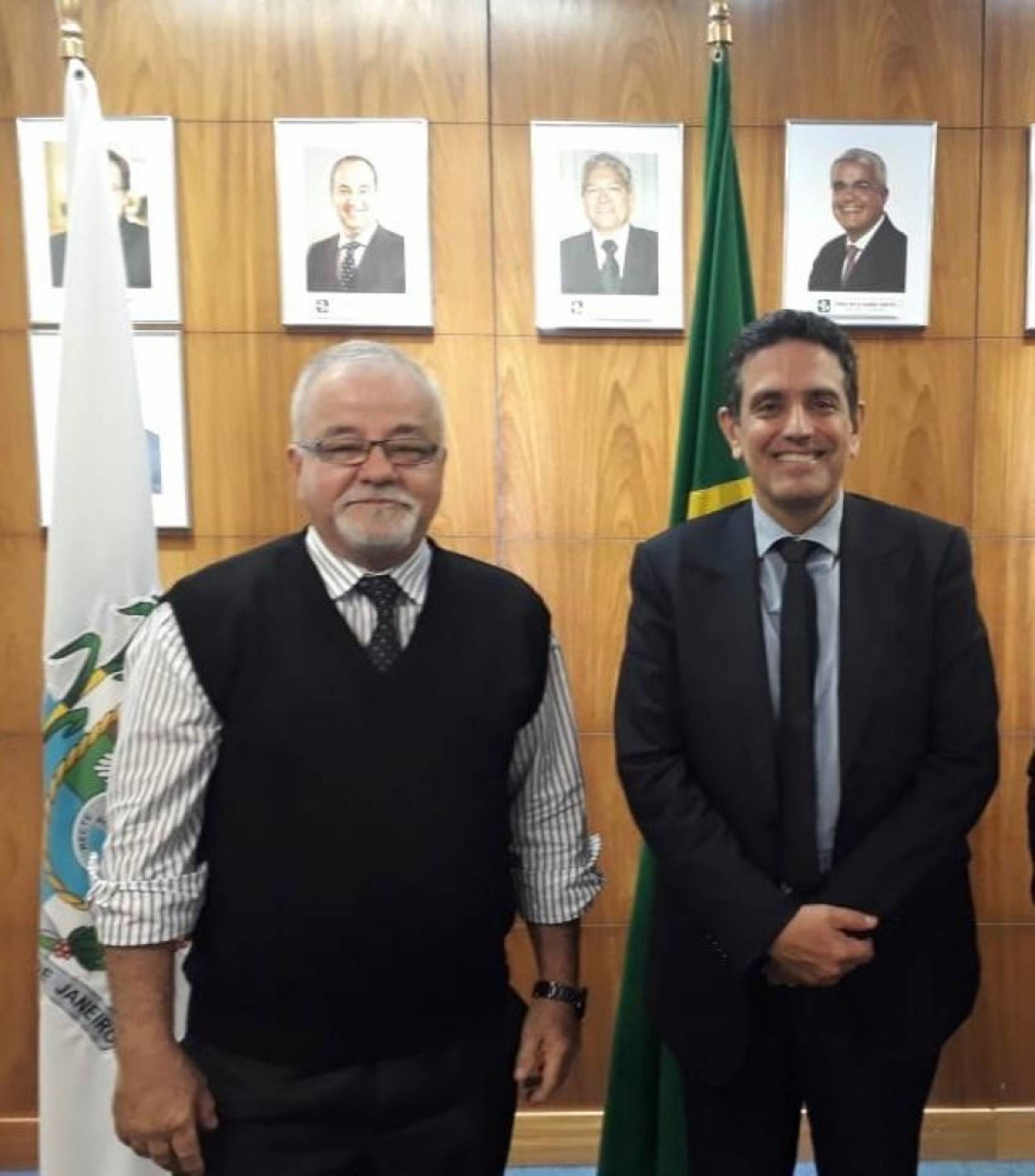 Sérgio Aureliano e Leonardo Rolim definiram estratégias para articulação na Câmara dos Deputados - Divulgação