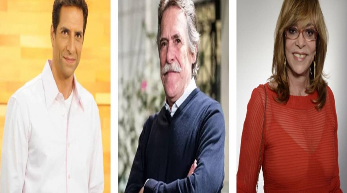 Luis Ernesto Lacombe, José de Abreu e Gloria Perez: declaração de ator causou mal estar 