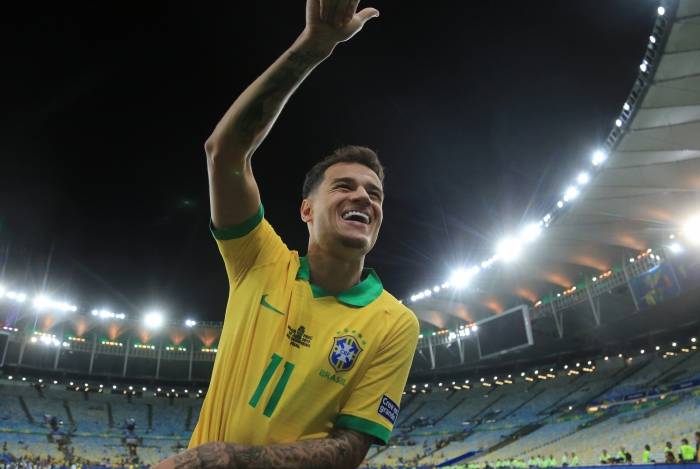 Campe&atilde;o da Copa Am&eacute;rica em 2019, na final contra o Peru, no Maracan&atilde;, Coutinho ser&aacute; desfalque na jornada do Brasil na pr&oacute;xima edi&ccedil;&atilde;o da competi&ccedil;&atilde;o - Daniel Castelo Branco / Ag&ecirc;ncia O Dia