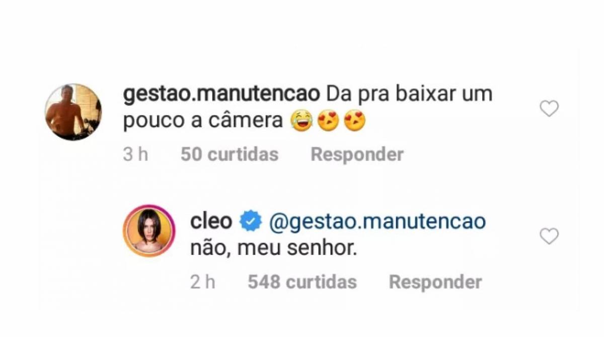 Cleo Pires rebate coment&aacute;rios maldosos nas redes sociais