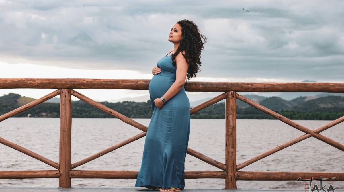 Moradores da regi&atilde;o aproveitam a paisagem para fazer ensaio fotogr&aacute;fico