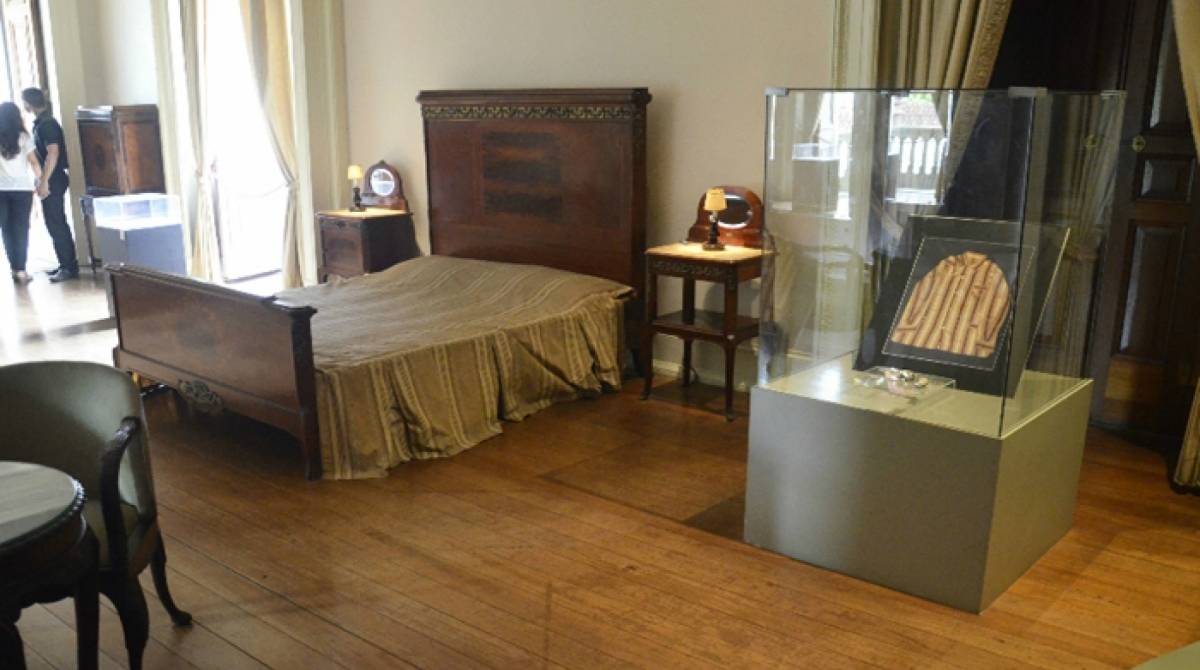 Quarto do Getúlio Vargas, no Museu da República