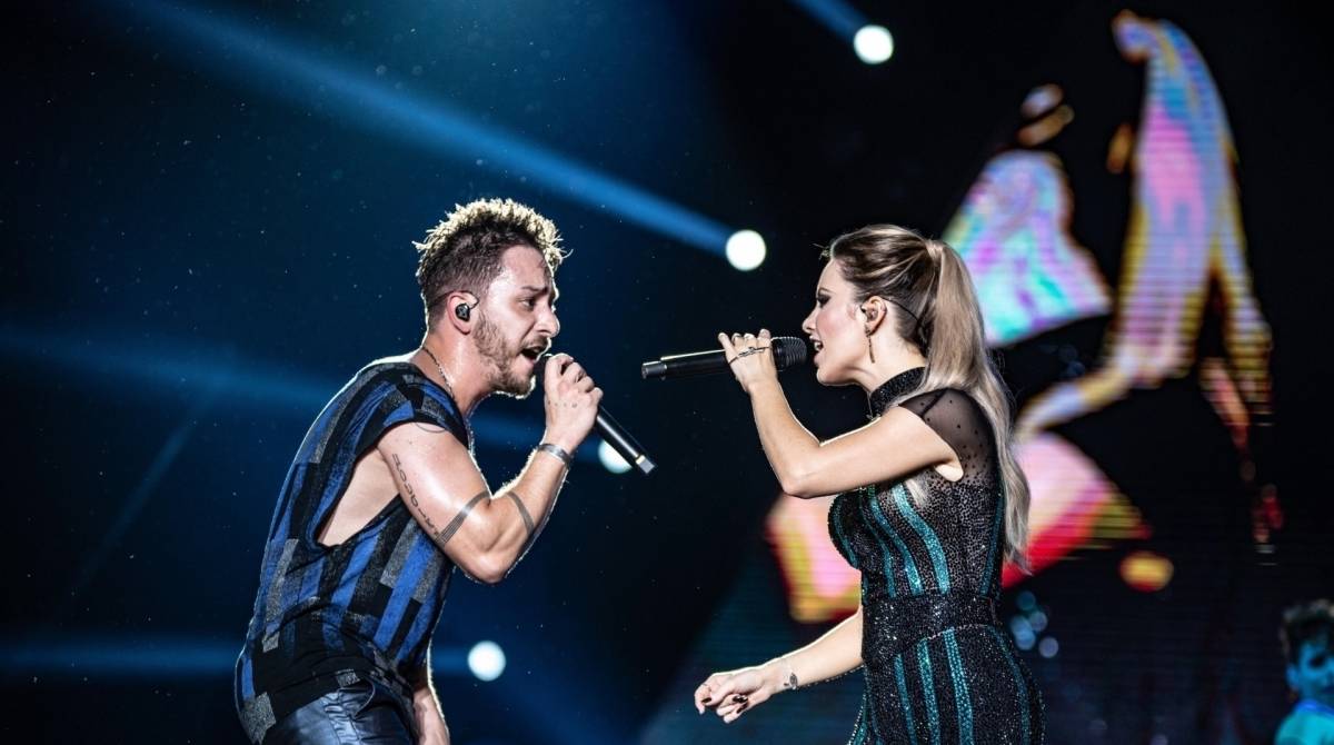 Sandy e Junior em estreia da turnê 'Nossa História' em Recife - Ag News
