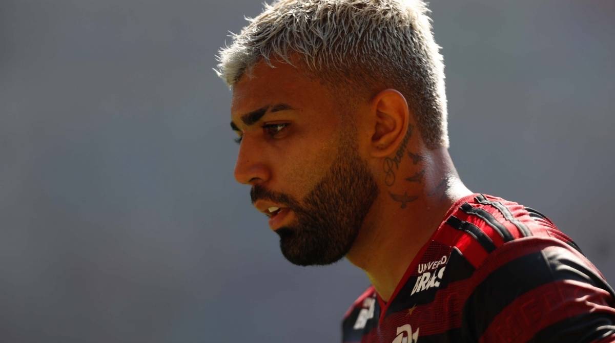 Gabigol marcou para o Flamengo - Gilvan de Souza / Agencia O Dia