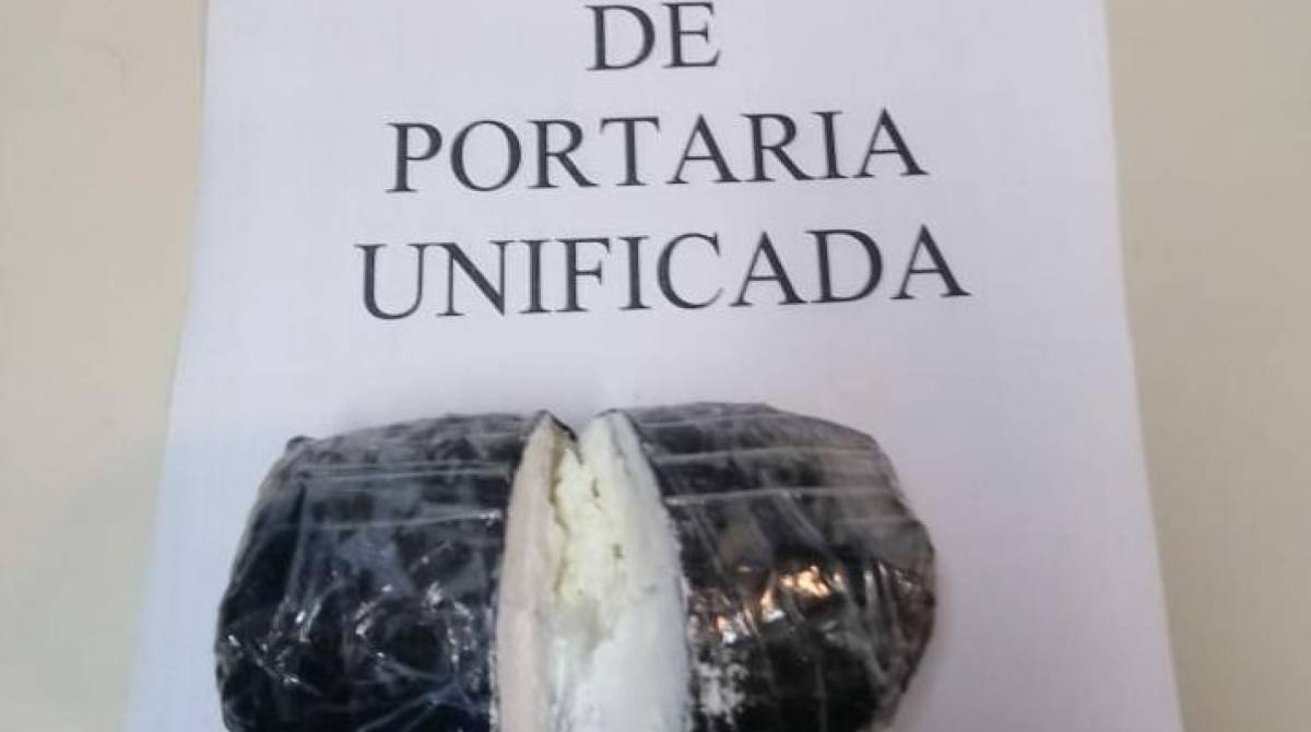 Droga foi apreendida pela Seap - Divulgação Seap