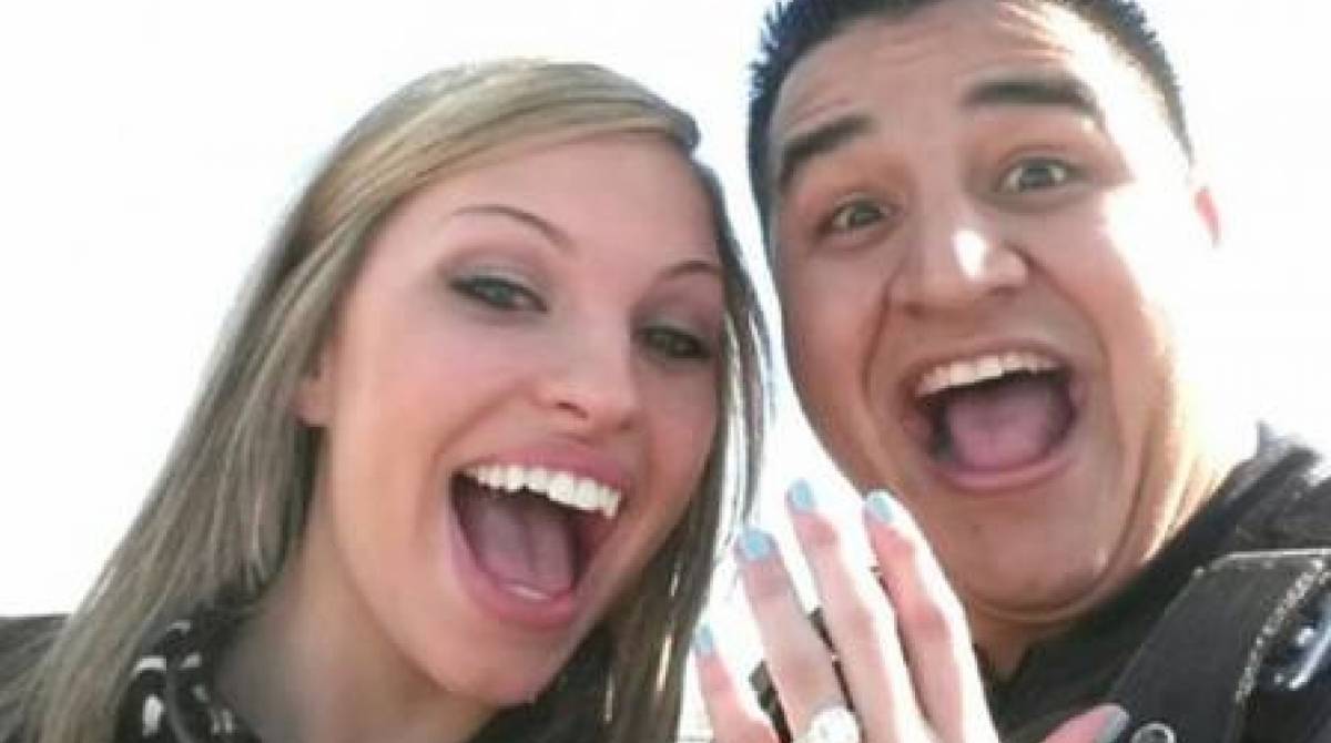 Brittany Zamora e o marido, Daniel Zamora