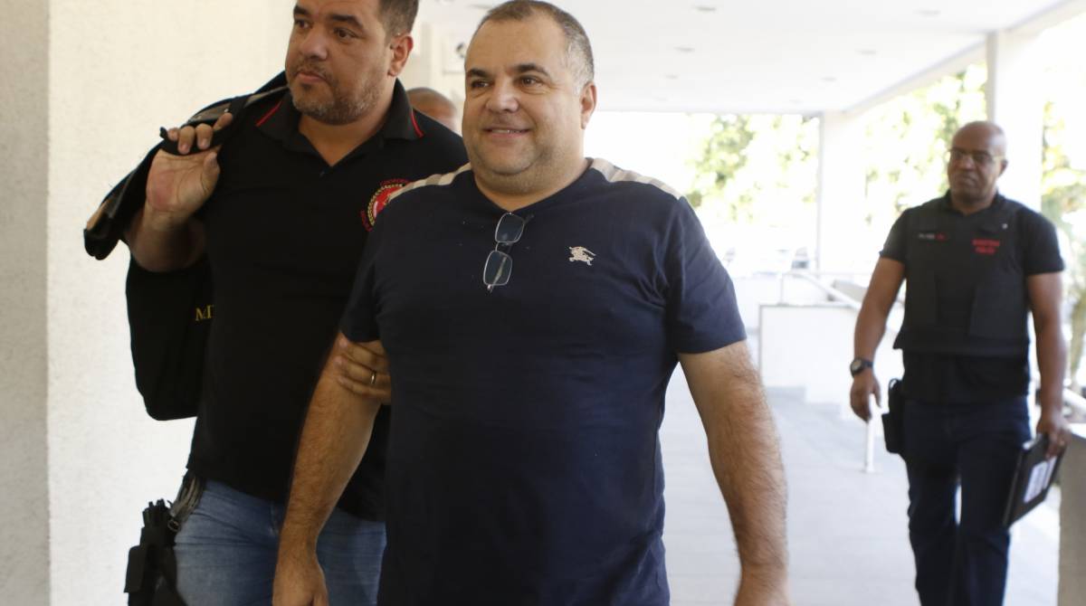 Rio de Janeiro - RJ  - 16/07/2019 - policia - Opera&ccedil;ao Policial - prisao de milicianos no Rio de Janeiro, presos sao levados para Cidade da Policia, no Jacare, zona norte da cidade - foto: Reginaldo Pimenta / Agencia O Dia