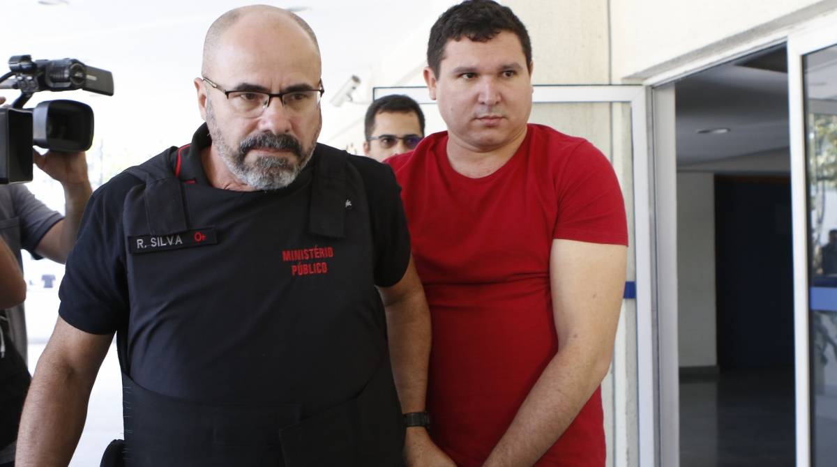 Rio de Janeiro - RJ  - 16/07/2019 - policia - Opera&ccedil;ao Policial - prisao de milicianos no Rio de Janeiro, presos sao levados para Cidade da Policia, no Jacare, zona norte da cidade - foto: Reginaldo Pimenta / Agencia O Dia