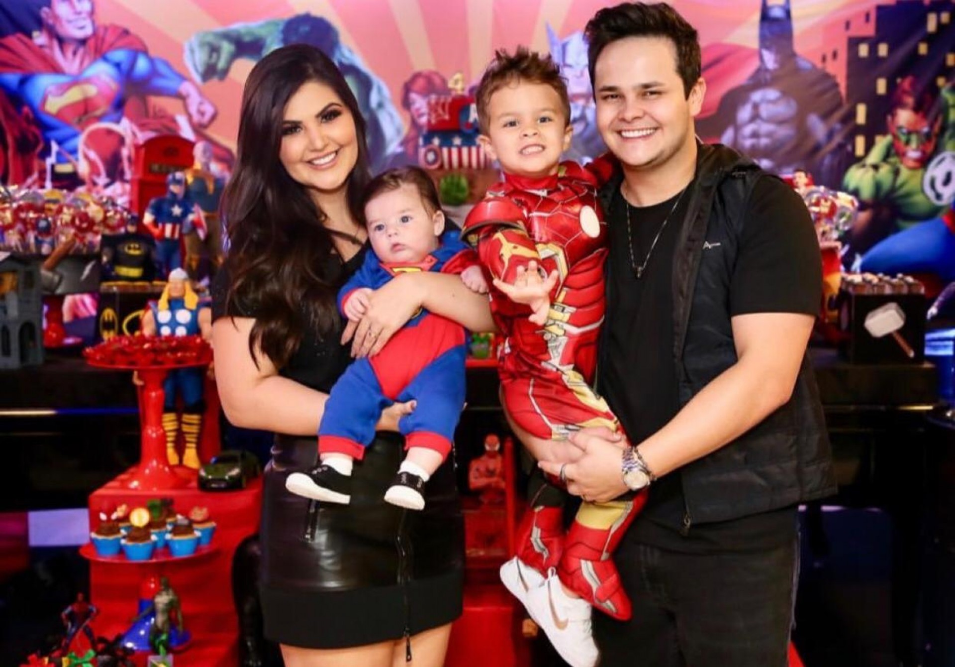 Festa de 4 anos de Davi, filho do cantor sertanejo Matheus Aleixo, da dupla com Kauan - Reprodução de internet 
