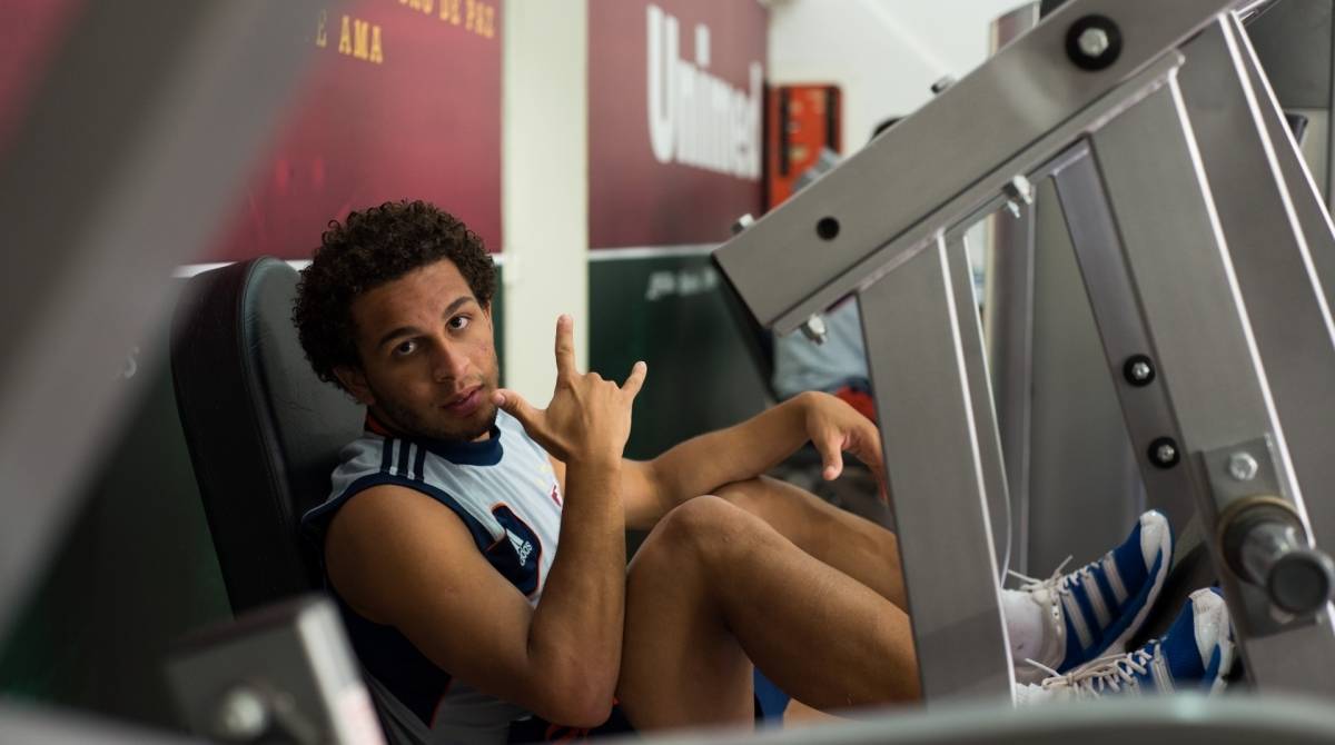 Wellington Nem est&aacute; de volta ao Flu - BRUNO HADDAD / FLUMINENSE F.C.