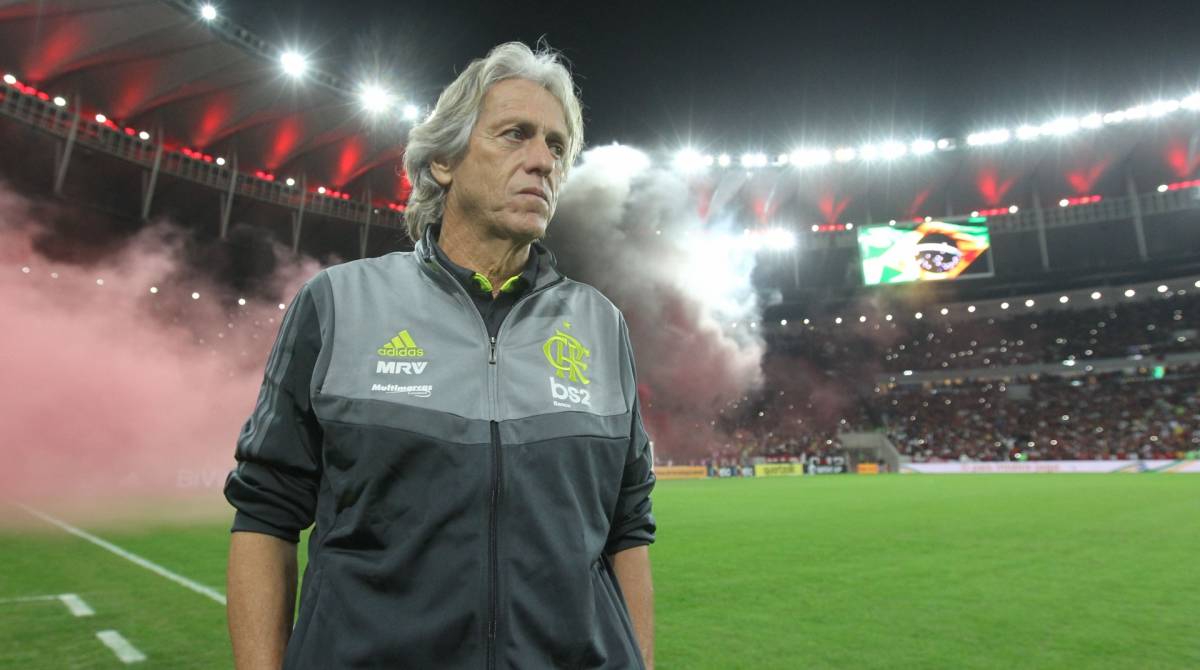Rio de Janeiro - 17/07/2019 - O tecnico Jesus do Flamengo durante partida contra o Atletico PR no estadio do Maracana valida palas quartas de finais da Copa do Brasil. Foto: Luciano Belford/Agencia O Dia - Luciano Belford