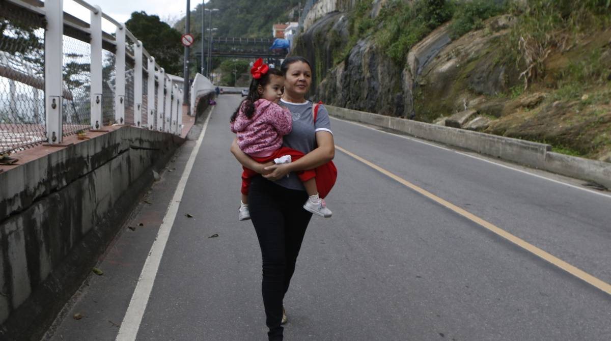 Rio de Janeiro - RJ  - 17/07/2019 - Fechamento da Avenida Niemeyer - Ordem judicial determina o fechamento da Avenida Niemeyer, na zona sul do Rio  - foto: Reginaldo Pimenta / Agencia O Dia