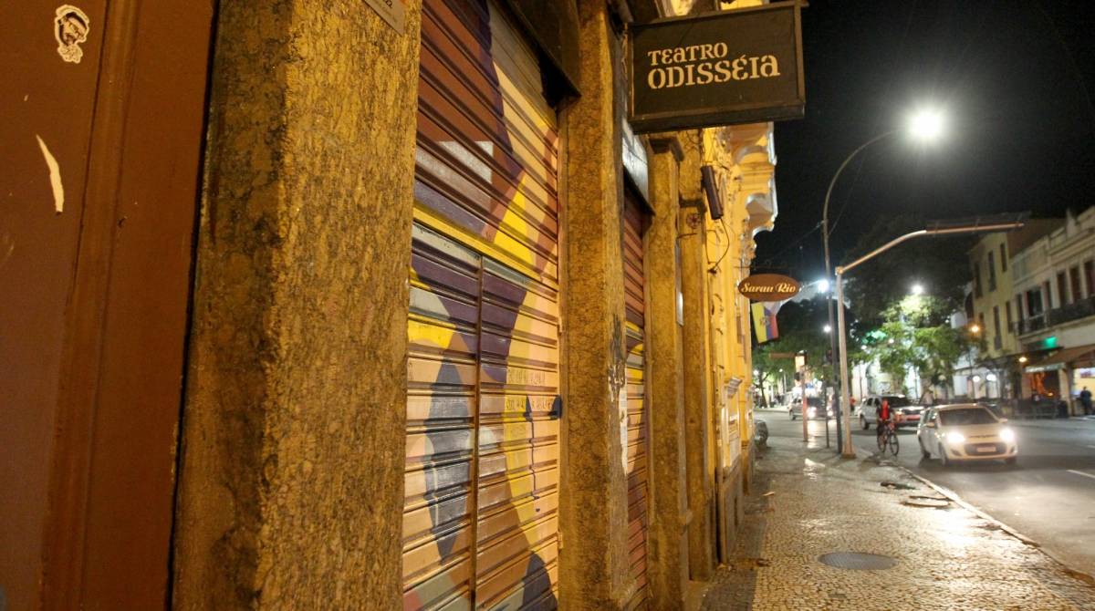 Rio de Janeiro 18/07/2019 - Queda de movimento na Lapa. Foto: Luciano Belford/Agencia O Dia