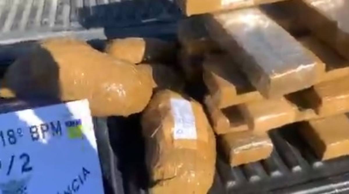 Apreensão de drogas em Jacarepaguá  - Polícia Militar / Divulgação 