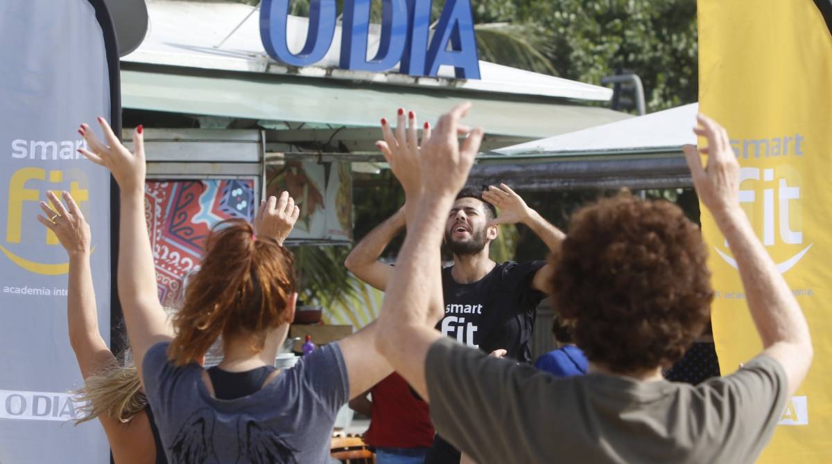 Rio de Janeiro - RJ  - 20/07/2019 - O Dia / Smart Fit - Evento O Dia / Smart Fit, na manha de hoje, na Praia de Copacabana, zona sul do Rio - foto: Reginaldo Pimenta / Agencia O Dia