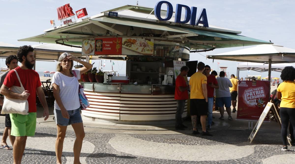 Rio de Janeiro - RJ  - 20/07/2019 - O Dia / Smart Fit - Evento O Dia / Smart Fit, na manha de hoje, na Praia de Copacabana, zona sul do Rio - foto: Reginaldo Pimenta / Agencia O Dia