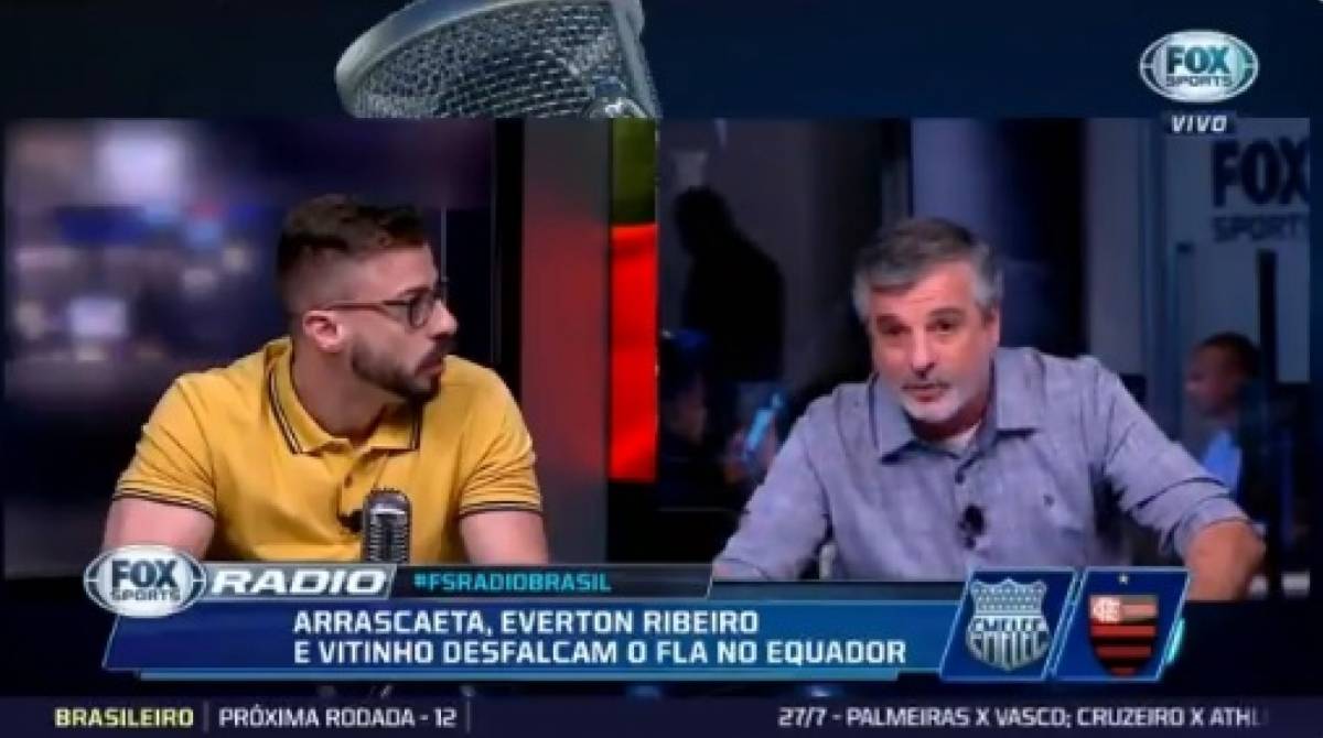 Osvaldo Pascoal e Felippe Facincani discutiram durante o 