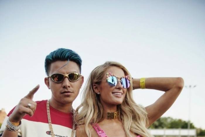 MC Fioti e Paris Hilton - Divulgação