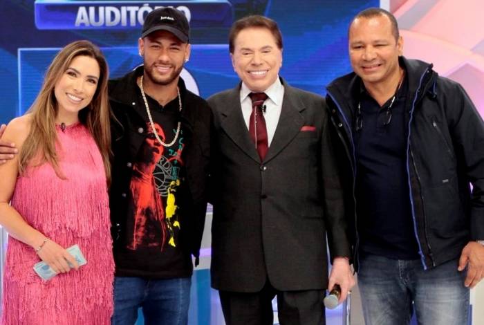 Neymar e Silvio Santos