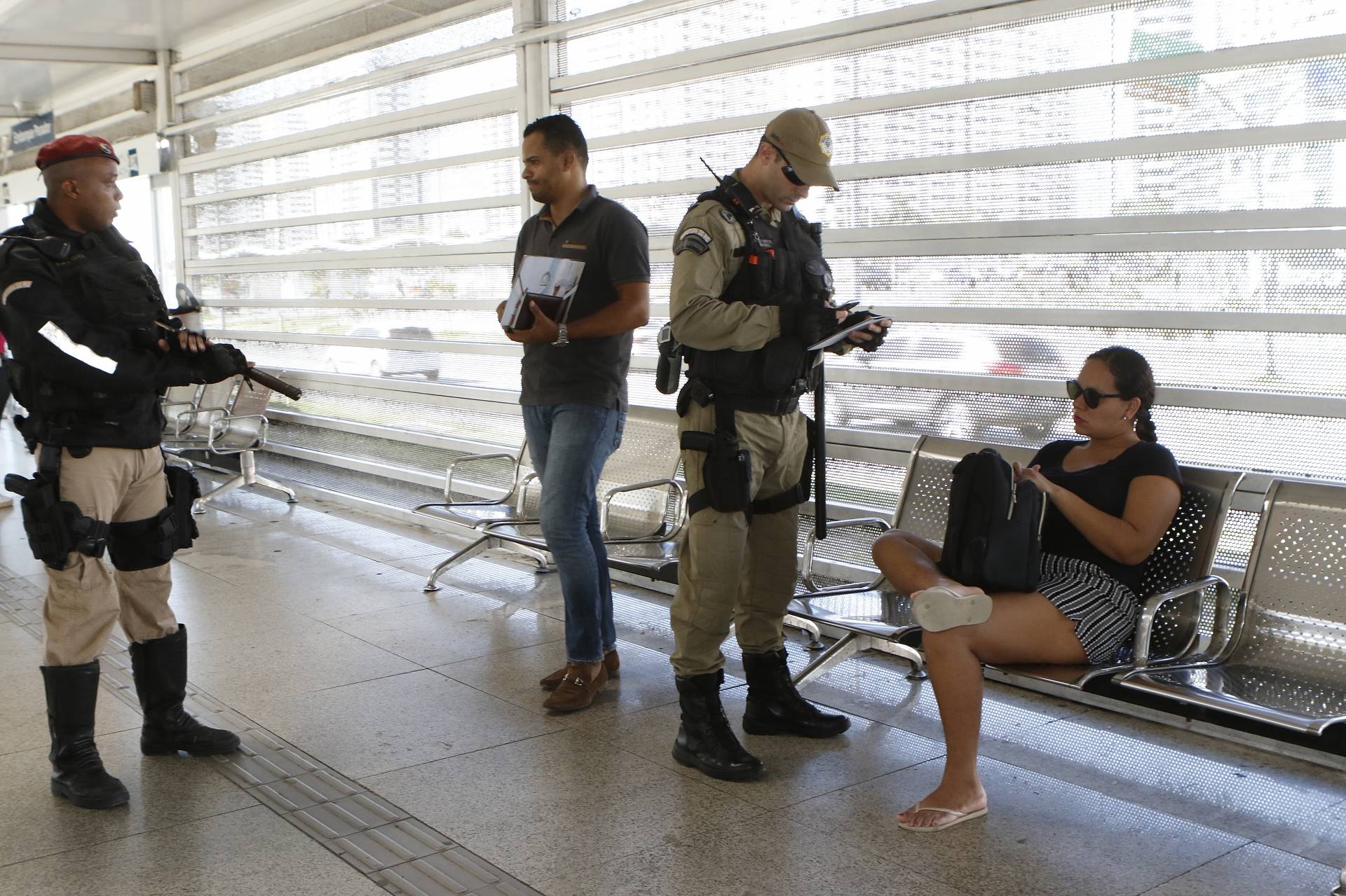 Rio de Janeiro - RJ  - 22/07/2019 - Novo sistema de fiscaliza&ccedil;ao BRT - foto: Reginaldo Pimenta / Agencia O Dia