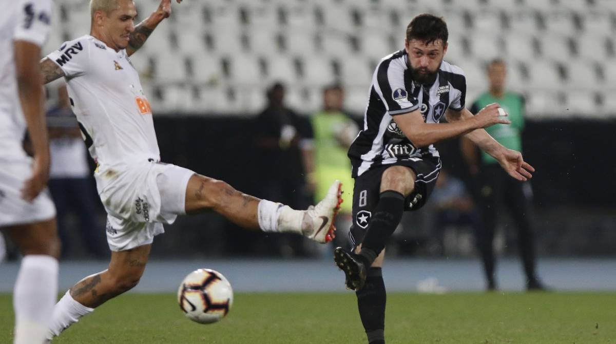 Rio de Janeiro - RJ  - 24/07/2019 - Futebol - Copa Sul-Americana -  Primeira partida das oitavas de final -  Botafogo x Atletico - MG, Estadio Olimpico Nilton Santos, Engenho de Dentro, zona norte do Rio -  Foto Reginaldo Pimenta / Agencia O Dia