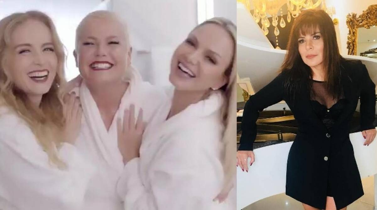 Angelica, Xuxa, Eliana, Mara Maravilha - Reprodução da internet