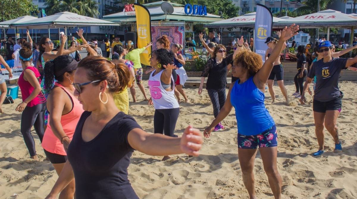 Aulas de ginástica gratuitas no quiosque de O DIA em parceria com a Smart Fit - Grátis 