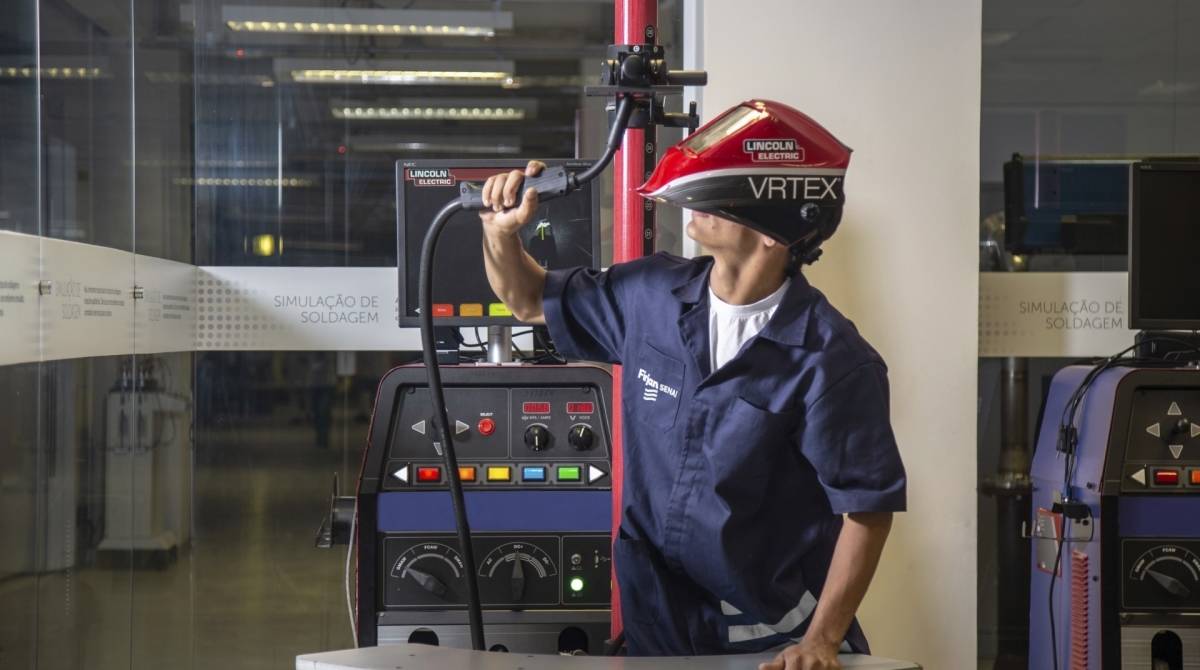 Curso de Soldagem no Senai
