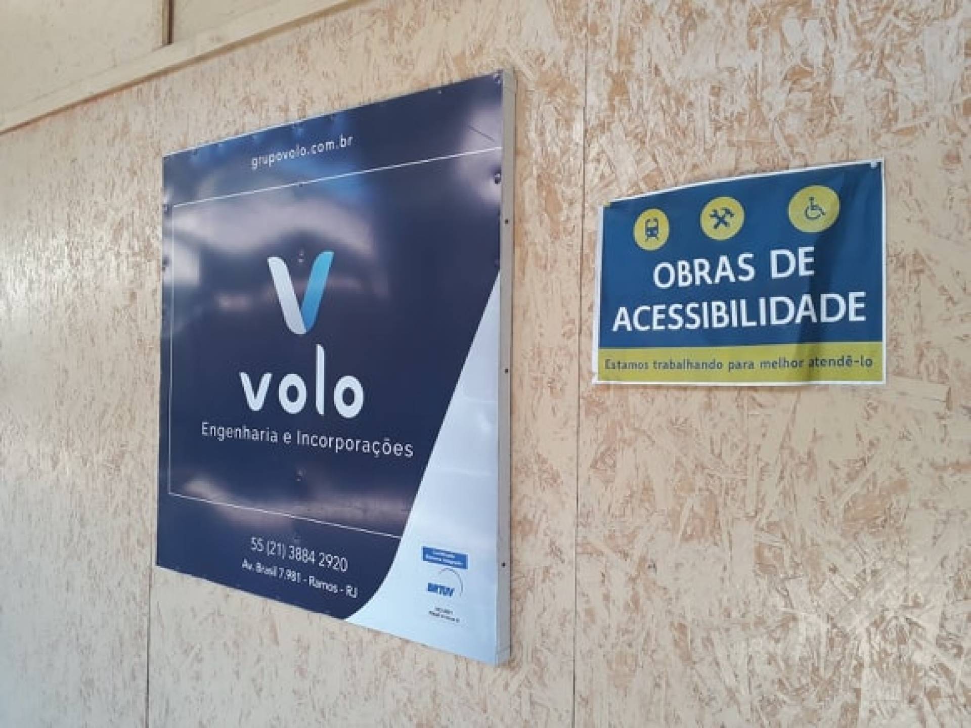 Obras de acessibilidade foram iniciadas, mas estão paradas