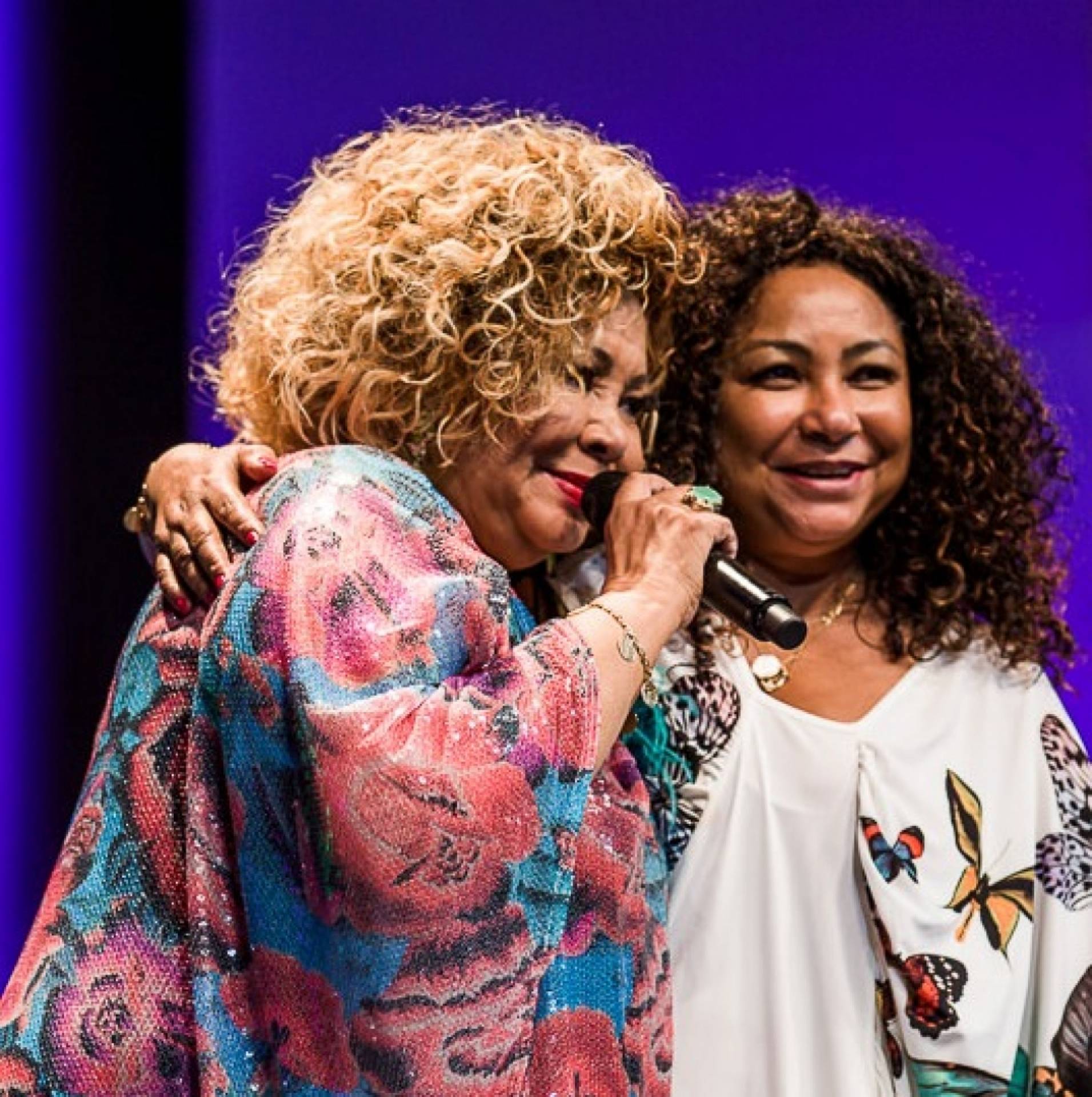 Alcione e Solange Nazareth - Reprodução da internet